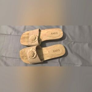 Esny Slide On Sandals Flower Spring And Summer Measures approx 10